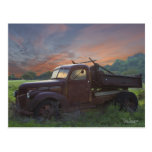 Texas pickup truck postcards