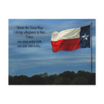 Texas Pledge Post Card