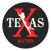 Texas Rated - X Rated stickers