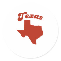 TEXAS Red State stickers