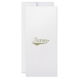 Texas Revolution T-shirts Rack Card Template