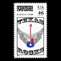 Texas Rocks stamps
