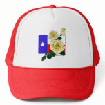 Texas Rose and flag cap