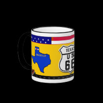 Texas - Route 66 mugs