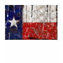 Texas Rusted Lone Star State Flag t-shirts by Funkart Texas Rusted Lone Star State Flag t-shirts