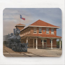 Texas San Angelo Train Station mousepad
