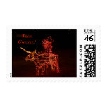 Texas Santa Longhorn stamp