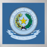 Texas Seal Poster
