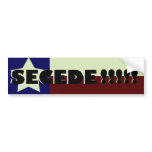 Texas SECEDE!!!!! Bumper Sticker