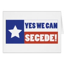 Texas Secede Greeting Cards