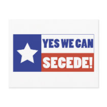 Texas Secede Postcard