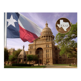 Texas State Capitol Building, Austin, TX Postcards