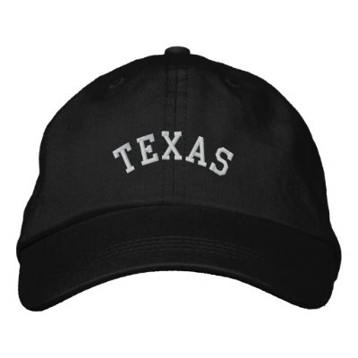 Texas State Embroidered Embroidered Hat by EmbroiderGifts