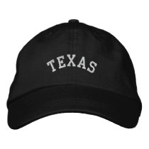 Texas State Embroidered embroidered hats