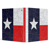 TEXAS STATE FLAG 1" Ring Binder