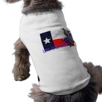 TEXAS STATE FLAG DOGGIE TSHIRT