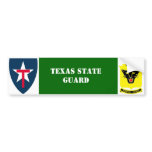 Texas State Guard 4th Reg. Bumper Sticker