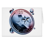 Texas state quarter greeting cards
