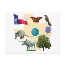 Texas State Symbols postcards by wesleyowns Texas State Symbols postcards