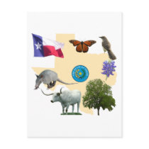 Texas State Symbols postcards by wesleyowns Texas State Symbols postcards