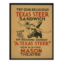 Texas Steer posters by Texas Texas Steer posters