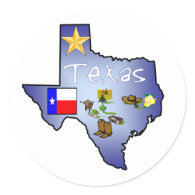 Texas Sticker