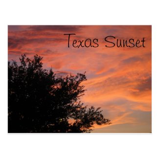 Texas Sunset Postcards