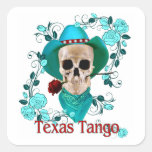 Texas Tango Square Sticker