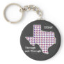Texas Texan Key Chain