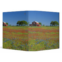 Texas, Texas Hill Country, Texas paintbrush Vinyl Binder