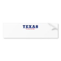 Texas - The Lone Star State Bumper Sticker