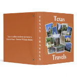 Texas Travels-Photo Collage Vinyl Binder