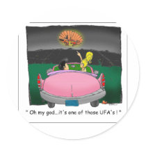 Texas UFO? Funny Tees, Gifts & Collectibles stickers by beardiethor123 Texas UFO? Funny Tees, Gifts & Collectibles stickers