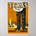 Texas - Vintage Travel Poster