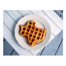 Texas Waffle Postcard