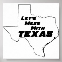 Texas White Poster