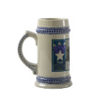 Texas windmill snow stein mugs