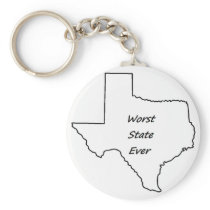 Texas Worst State Ever Key Chains