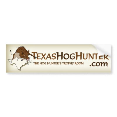 TexasHogHunter.com Bumper Sticker by neilldavidson