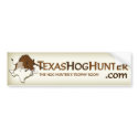 TexasHogHunter.com Bumper Sticker bumper stickers