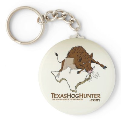 TexasHogHunter.com Key Chain by neilldavidson