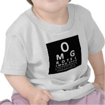 Text Addict's Eye Chart Shirt