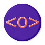Text ASCII eye eye Magnet