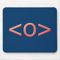 Text ASCII eye eye Mousepads