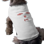 Text ASCII face face Doggie Shirt