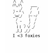 Text fox t-shirts