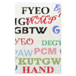 Text Lingo Abbreviations Stationery Design