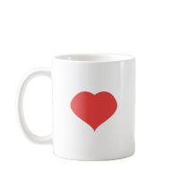 text LOVE text Coffee Mugs