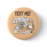 Text me - Telephone Huga - Black buttons