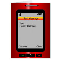 Text Message Happy Birthday cards